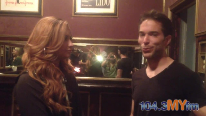 1043 MYfm\'s Ty Bentli with Demi Lovato in LA 3650