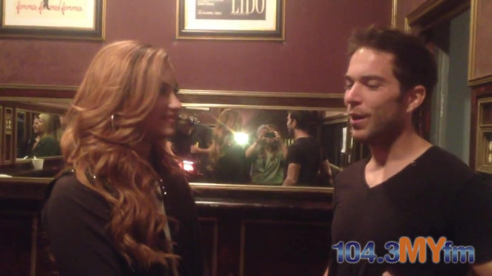 1043 MYfm\'s Ty Bentli with Demi Lovato in LA 3678