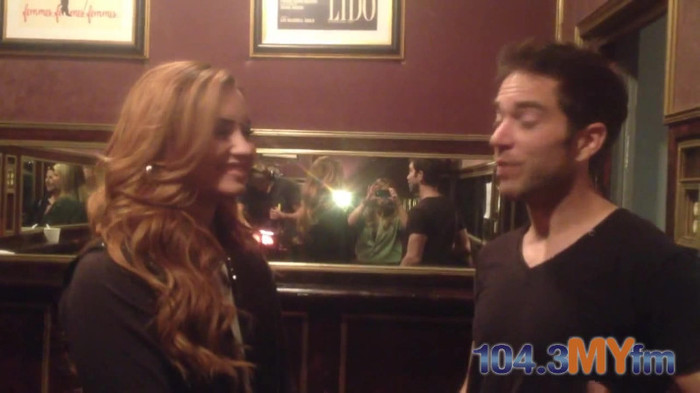 1043 MYfm\'s Ty Bentli with Demi Lovato in LA 3684