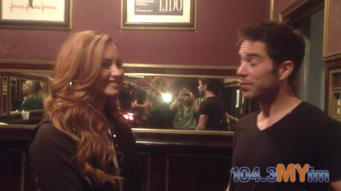 1043 MYfm\'s Ty Bentli with Demi Lovato in LA 3688