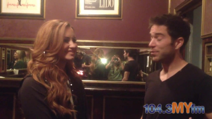 1043 MYfm\'s Ty Bentli with Demi Lovato in LA 3689