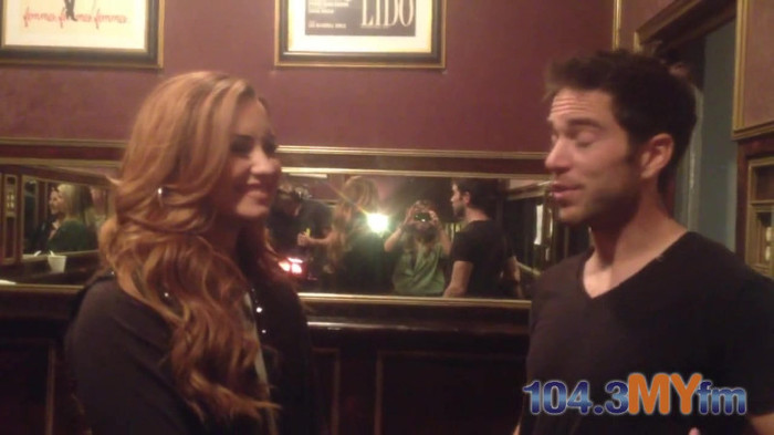 1043 MYfm\'s Ty Bentli with Demi Lovato in LA 3691