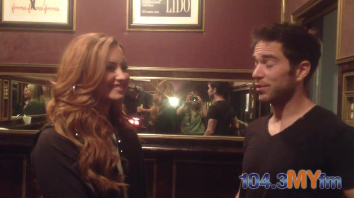 1043 MYfm\'s Ty Bentli with Demi Lovato in LA 3693