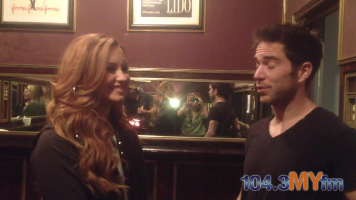 1043 MYfm\'s Ty Bentli with Demi Lovato in LA 3694