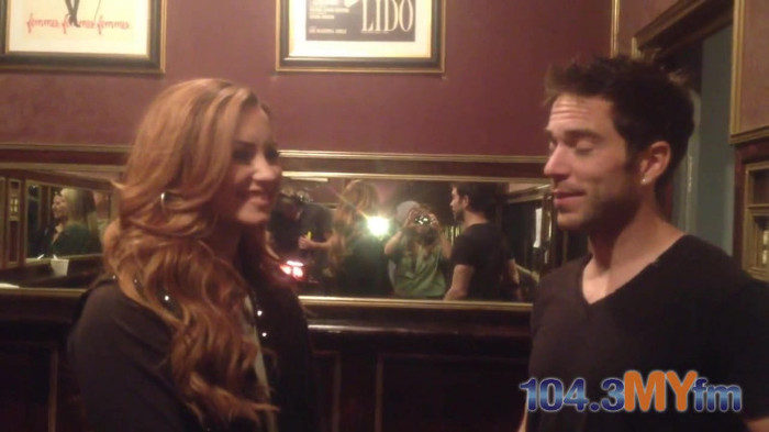 1043 MYfm\'s Ty Bentli with Demi Lovato in LA 3702