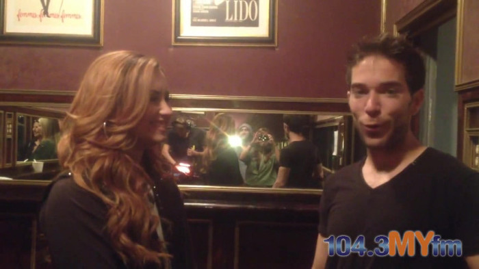 1043 MYfm\'s Ty Bentli with Demi Lovato in LA 3719
