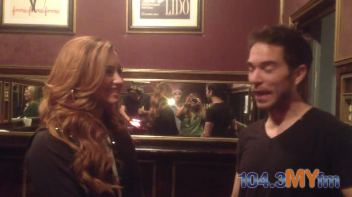 1043 MYfm\'s Ty Bentli with Demi Lovato in LA 3735
