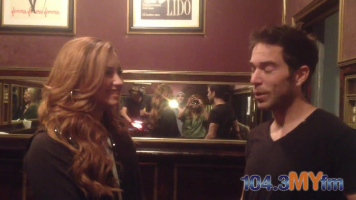 1043 MYfm\'s Ty Bentli with Demi Lovato in LA 3744