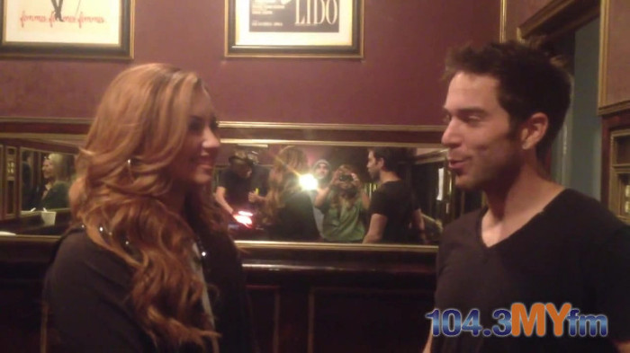 1043 MYfm\'s Ty Bentli with Demi Lovato in LA 3752