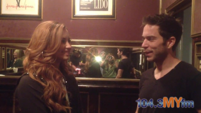 1043 MYfm\'s Ty Bentli with Demi Lovato in LA 3768