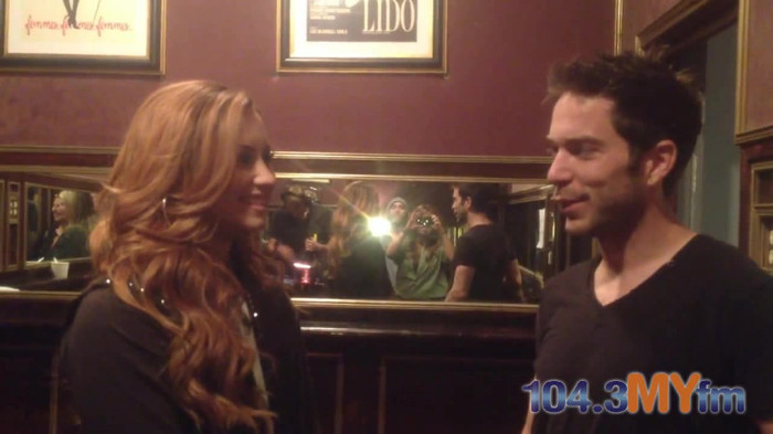 1043 MYfm\'s Ty Bentli with Demi Lovato in LA 3770