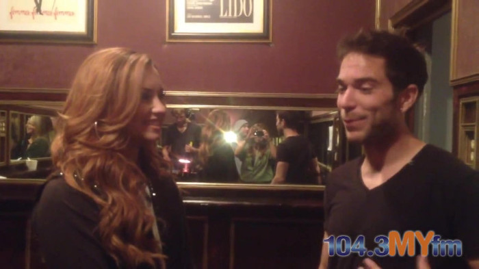 1043 MYfm\'s Ty Bentli with Demi Lovato in LA 3803