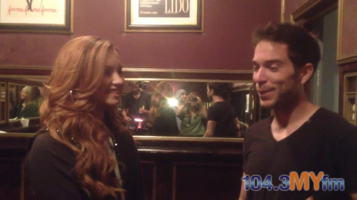1043 MYfm\'s Ty Bentli with Demi Lovato in LA 3806