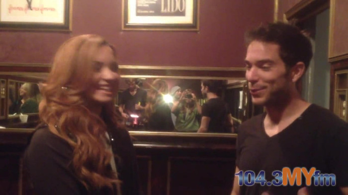 1043 MYfm\'s Ty Bentli with Demi Lovato in LA 3808