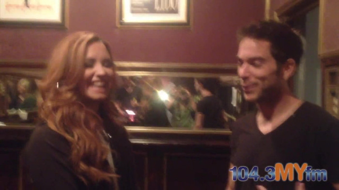 1043 MYfm\'s Ty Bentli with Demi Lovato in LA 3810