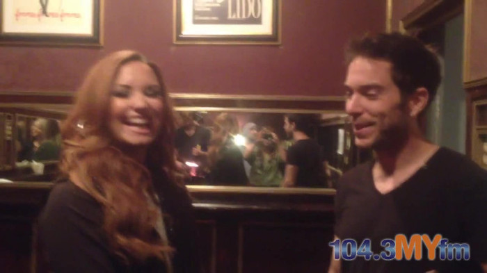 1043 MYfm\'s Ty Bentli with Demi Lovato in LA 3812