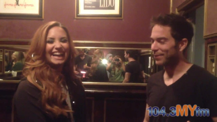 1043 MYfm\'s Ty Bentli with Demi Lovato in LA 3820