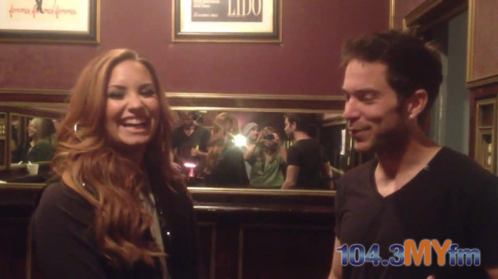 1043 MYfm\'s Ty Bentli with Demi Lovato in LA 3826