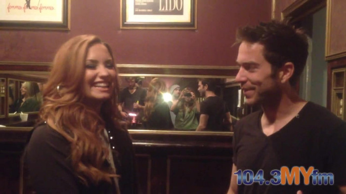 1043 MYfm\'s Ty Bentli with Demi Lovato in LA 3835