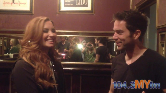 1043 MYfm\'s Ty Bentli with Demi Lovato in LA 3837