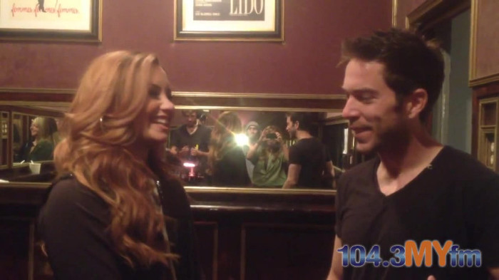 1043 MYfm\'s Ty Bentli with Demi Lovato in LA 3846