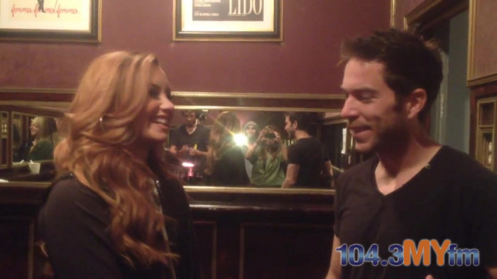 1043 MYfm\'s Ty Bentli with Demi Lovato in LA 3847