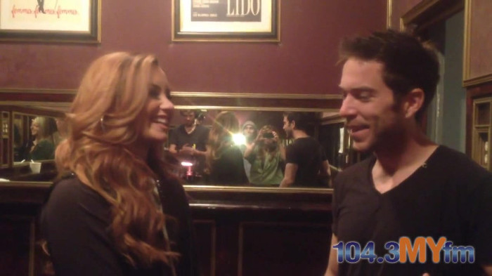 1043 MYfm\'s Ty Bentli with Demi Lovato in LA 3848