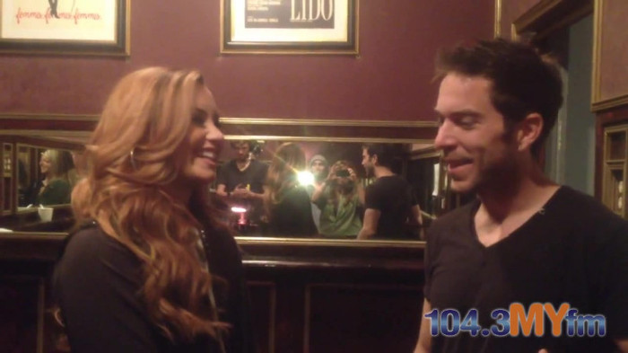 1043 MYfm\'s Ty Bentli with Demi Lovato in LA 3850