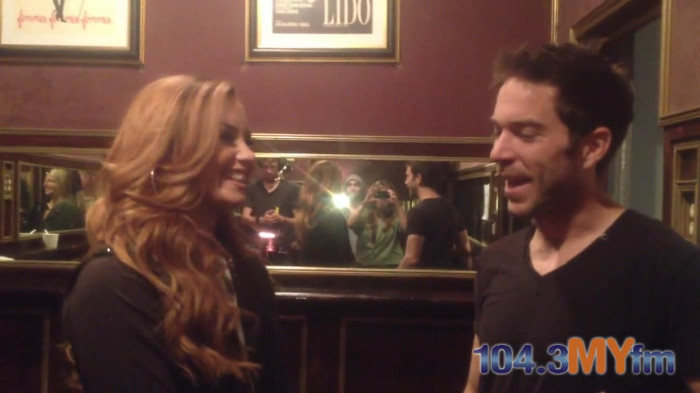 1043 MYfm\'s Ty Bentli with Demi Lovato in LA 3856