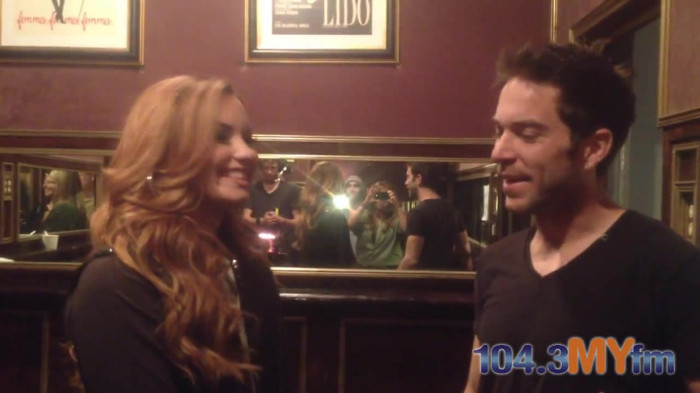 1043 MYfm\'s Ty Bentli with Demi Lovato in LA 3860
