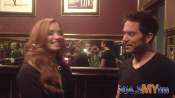 1043 MYfm\'s Ty Bentli with Demi Lovato in LA 3864