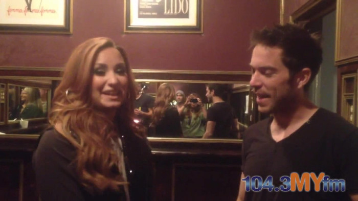 1043 MYfm\'s Ty Bentli with Demi Lovato in LA 3867