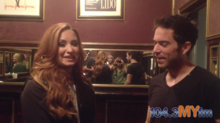 1043 MYfm\'s Ty Bentli with Demi Lovato in LA 3870