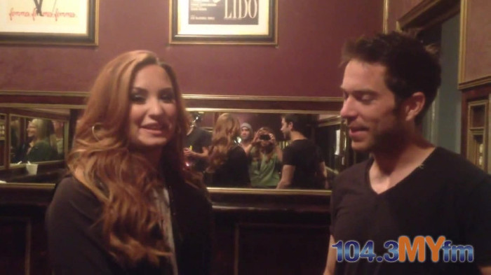 1043 MYfm\'s Ty Bentli with Demi Lovato in LA 3871