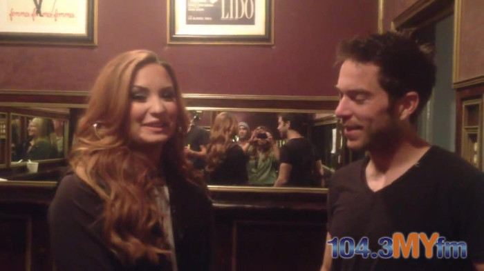 1043 MYfm\'s Ty Bentli with Demi Lovato in LA 3874