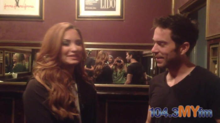1043 MYfm\'s Ty Bentli with Demi Lovato in LA 3876