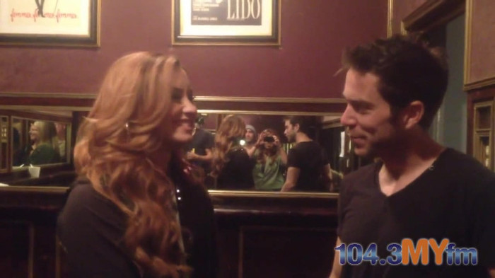 1043 MYfm\'s Ty Bentli with Demi Lovato in LA 3885
