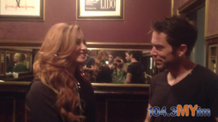1043 MYfm\'s Ty Bentli with Demi Lovato in LA 3886