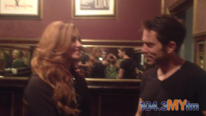 1043 MYfm\'s Ty Bentli with Demi Lovato in LA 3887