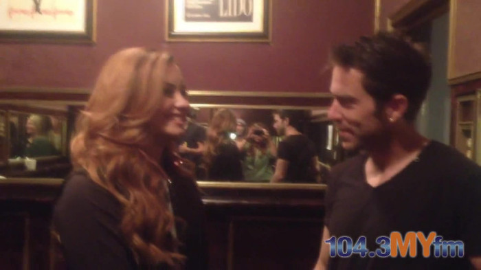 1043 MYfm\'s Ty Bentli with Demi Lovato in LA 3888