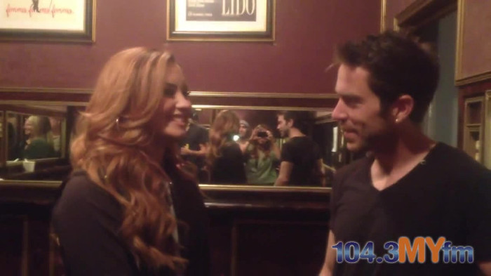 1043 MYfm\'s Ty Bentli with Demi Lovato in LA 3890