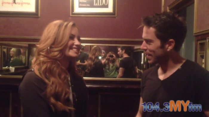 1043 MYfm\'s Ty Bentli with Demi Lovato in LA 3899