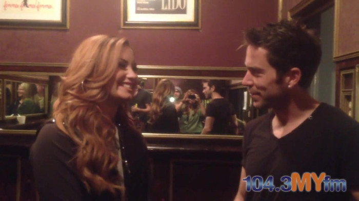 1043 MYfm\'s Ty Bentli with Demi Lovato in LA 3902