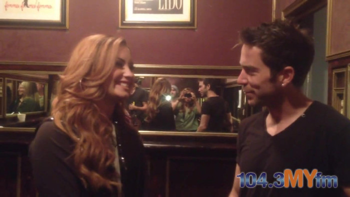 1043 MYfm\'s Ty Bentli with Demi Lovato in LA 3903