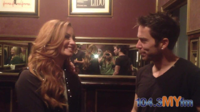 1043 MYfm\'s Ty Bentli with Demi Lovato in LA 3907