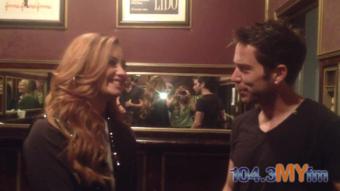 1043 MYfm\'s Ty Bentli with Demi Lovato in LA 3910