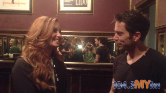 1043 MYfm\'s Ty Bentli with Demi Lovato in LA 3911