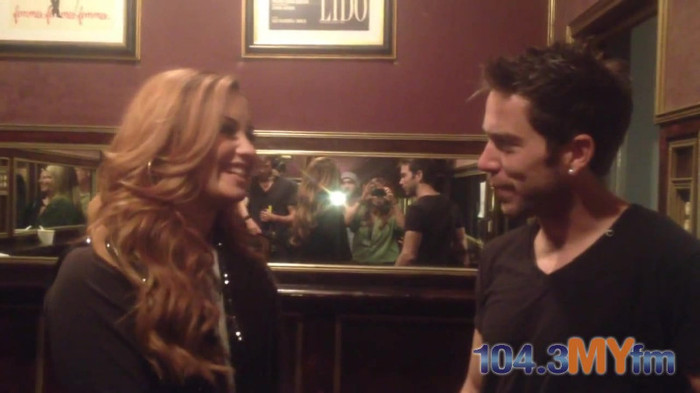 1043 MYfm\'s Ty Bentli with Demi Lovato in LA 3913