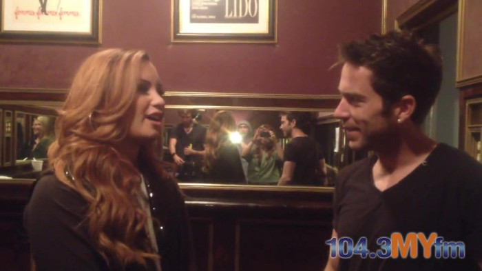 1043 MYfm\'s Ty Bentli with Demi Lovato in LA 3932 - Demi - 1043 MYfm Ty Bentli Part oo7