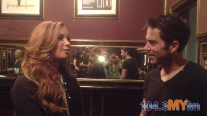 1043 MYfm\'s Ty Bentli with Demi Lovato in LA 3935